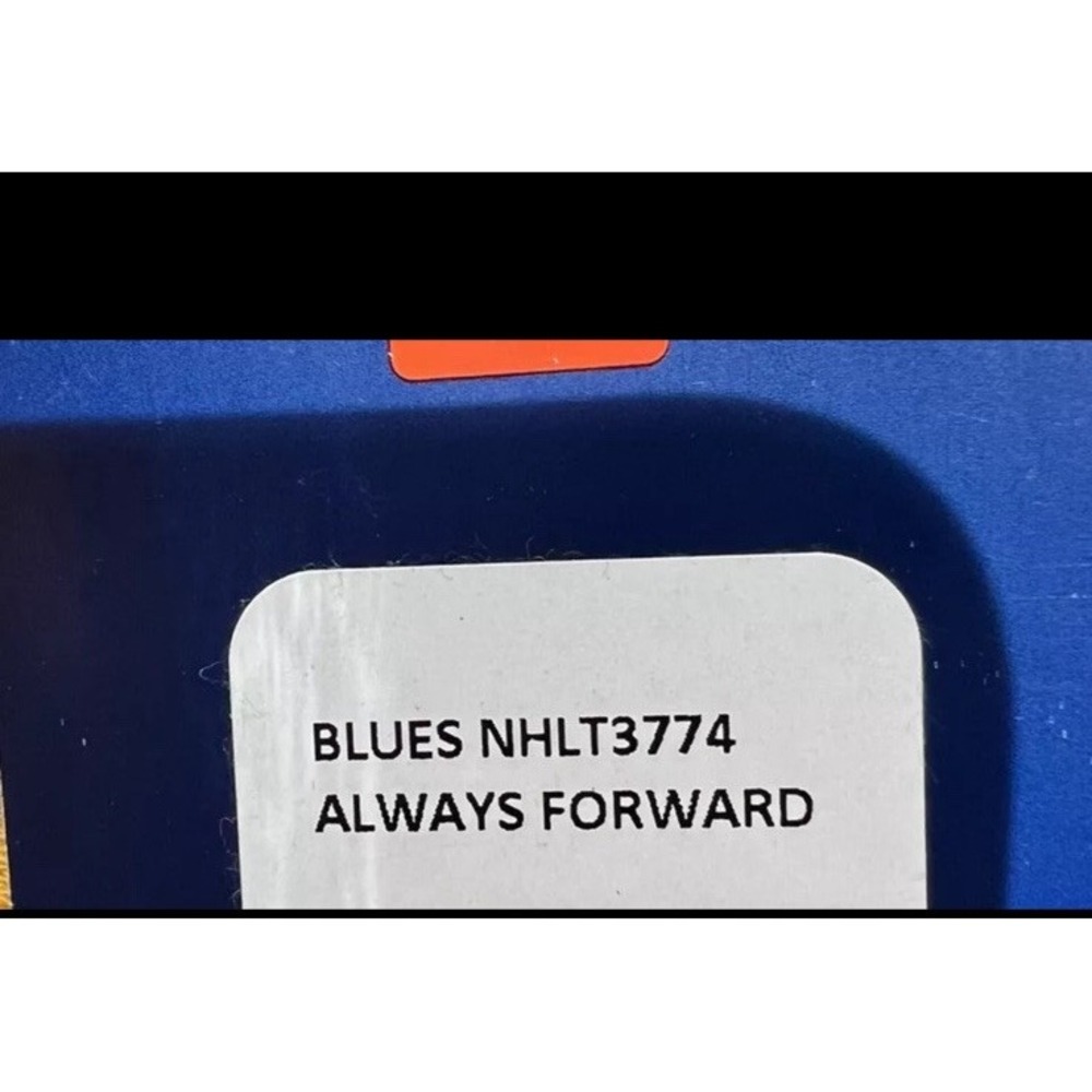 St Louis Blues Fanatics Mens Size Large Hoodie‎ NHL Gold/Blue NWT MSRP $70 - Picture 3 of 5